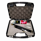 Flange Wizard MMS505 Miter Marker and included parts in carrying case
