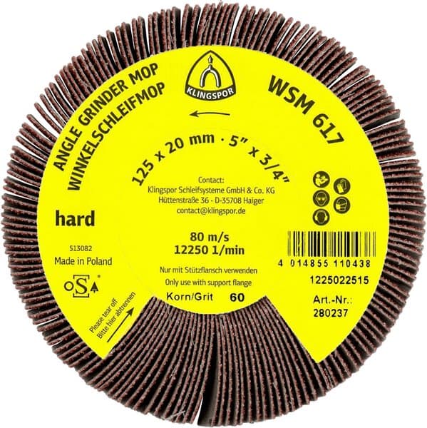 KLINGSPOR WSM 617 Flap Wheel – 2 Pack