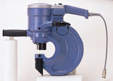 Nitto Kohki Selfer Ace HS07-1624 hydraulic punch, side view showing the punch head, throat and handles.