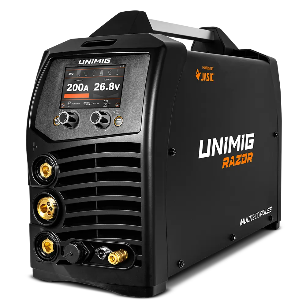 UNIMIG RAZOR 200 PULSE MIG/STICK/TIG Welder