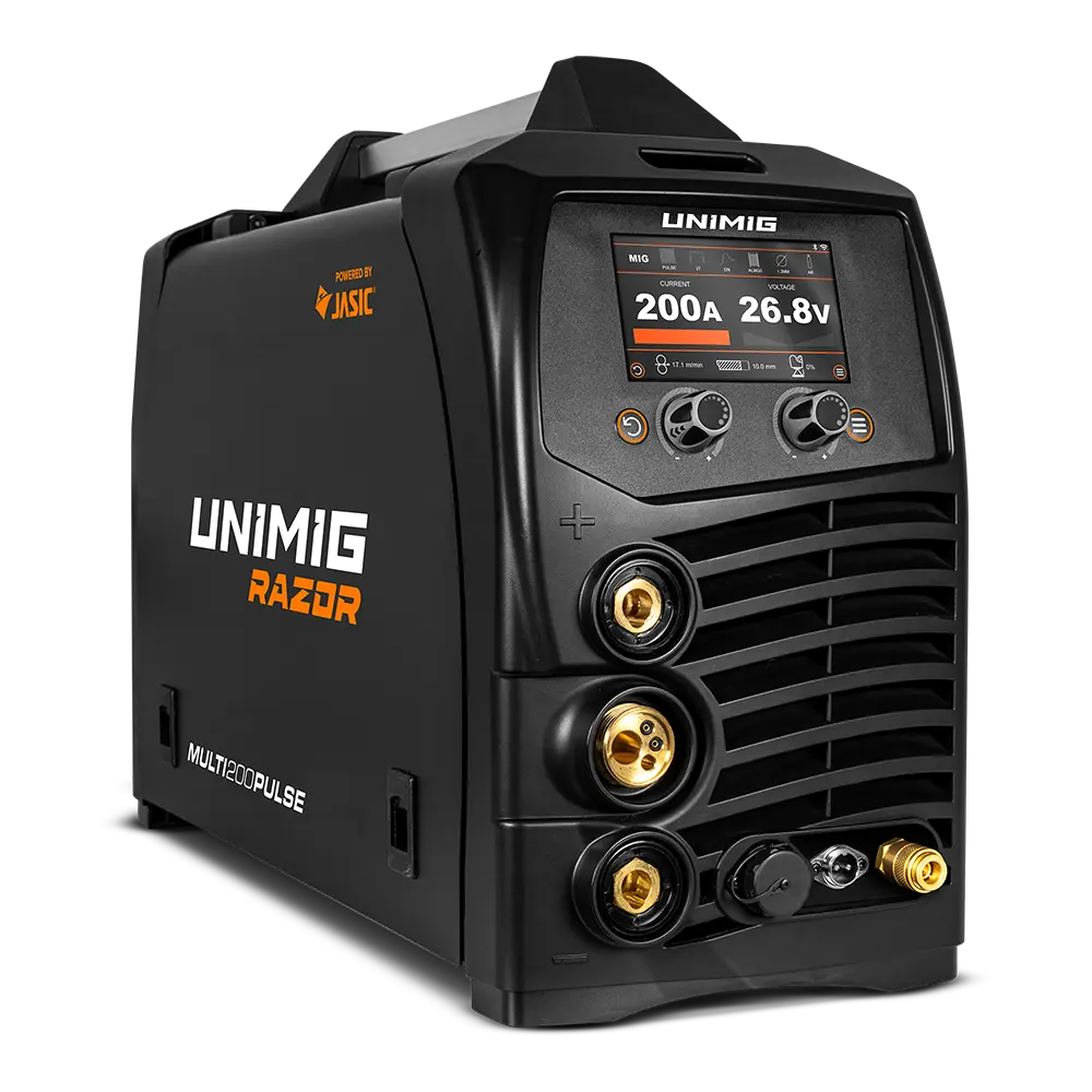 UNIMIG RAZOR 200 PULSE MIG/STICK/TIG Welder
