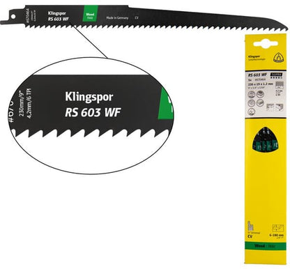 KLINGSPOR RS603WF Reciprocating Saw Blades – 5 Pack 670464