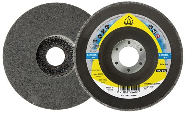 KLINGSPOR NUD 500 High Performance Non-Woven Web Wheels – 5 Pack 337862