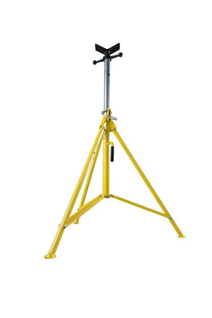 Sumner 783250 Hi Boy jack stand with Vee head, yellow folding base and extended height adjustment
