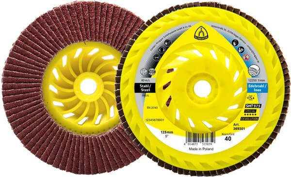 KLINGSPOR SMT 975 Special Flap Discs – 10 Pack