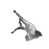 TOLSEN 10055 250 mm sheet metal clamp, reverse three-quarter view of the jaw plates and linkage.