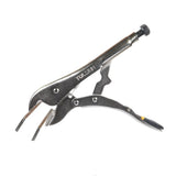 TOLSEN 10055 250 mm sheet metal clamp, open side profile showing jaw spacing and locking linkage.