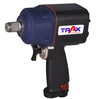 TRAX ARX-673 3/4-inch composite air impact wrench, front three-quarter view showing square drive, trigger and housing