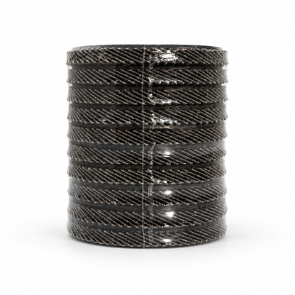 Tyrolit ONE 125 mm Form 27A 40-grit flap discs, wrapped pack of 10, upright stack profile