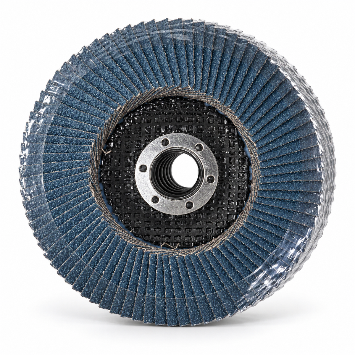 Tyrolit ONE 125 mm 60-grit flap disc pack, abrasive face