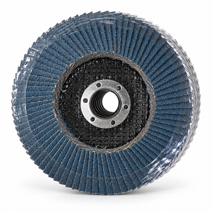 Tyrolit ONE 125 mm 60-grit flap disc pack, abrasive face
