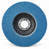 Tyrolit ONE 125 mm 60-grit single unwrapped flap disc, blue abrasive face