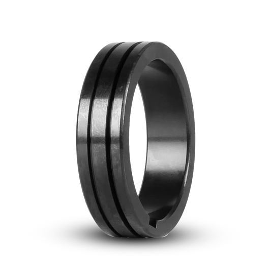 UNIMIG 40/32 U-groove drive roller for 1.0–1.2mm aluminium wire, showing the smooth wire grooves and keyed centre bore.