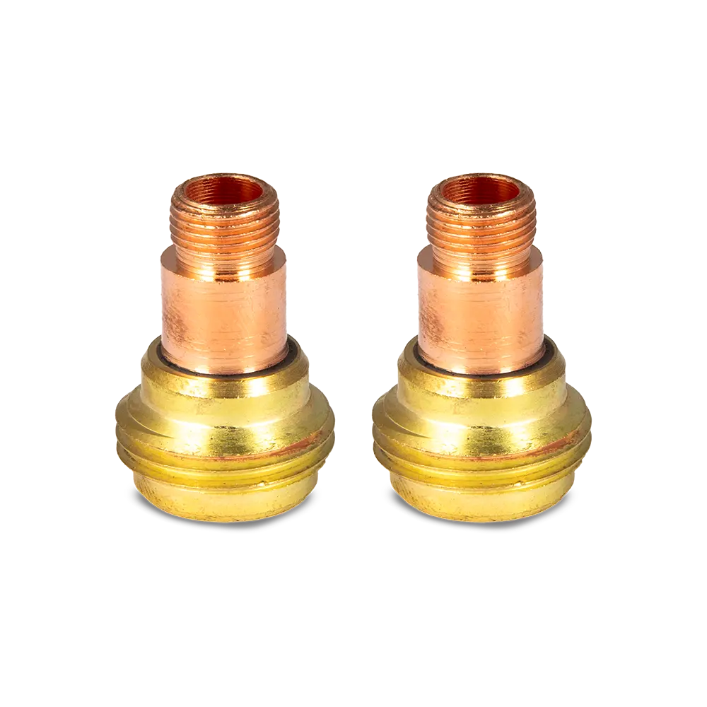 UNIMIG TIG Torch Stubby Gas Lens Body (17/18/26) - P45V25S, P45V26S - supplier gallery view 1