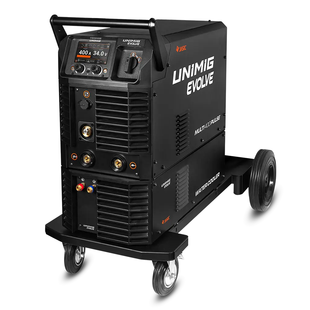 UNIMIG EVOLVE MULTI 400 PULSE M580W Water-Cooled Trolley Package U11119 - U11119 - supplier gallery view 1