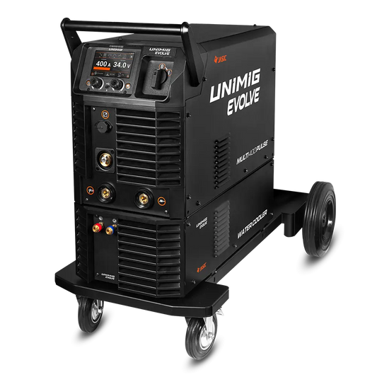 UNIMIG EVOLVE MULTI 400 PULSE M580W Water-Cooled Trolley Package U11119 - U11119 - supplier gallery view 1