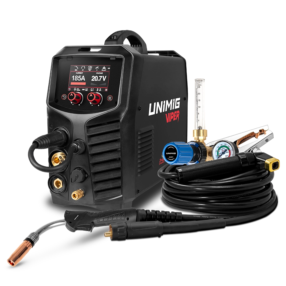 UNIMIG VIPER MULTI 185 MIG/TIG/MMA Welder U11260 - U11260 - supplier gallery view 4