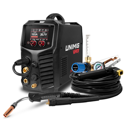 UNIMIG VIPER MULTI 185 MIG/TIG/MMA Welder U11260 - U11260 - supplier gallery view 4
