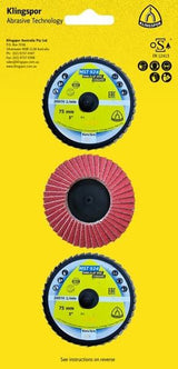 KLINGSPOR MST 924 Special Retail packs Abrasive mop discs for Steel, Stainless steel - A&S Welding & Electrical