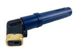 Vlamboog Progress 400 electrode holder viewed from the jaw end showing the electrode slot