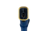 Front view of the Vlamboog Progress 400 electrode holder showing the electrode opening and insulated jaw