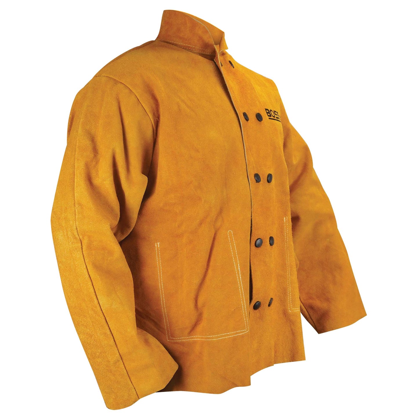 BossSafe Leather Welder's Jacket