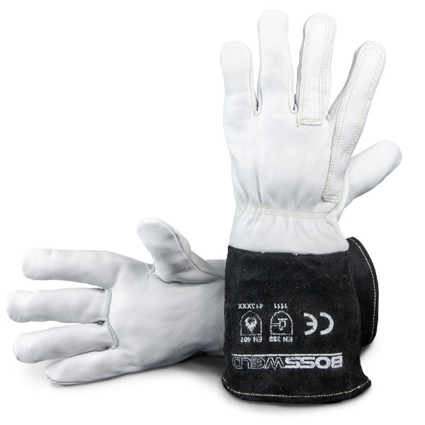 BossSafe 34cm Long TIG Welding Gloves