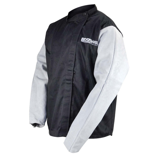 BossSafe FR-40 Jacket w/ Leather Sleeve