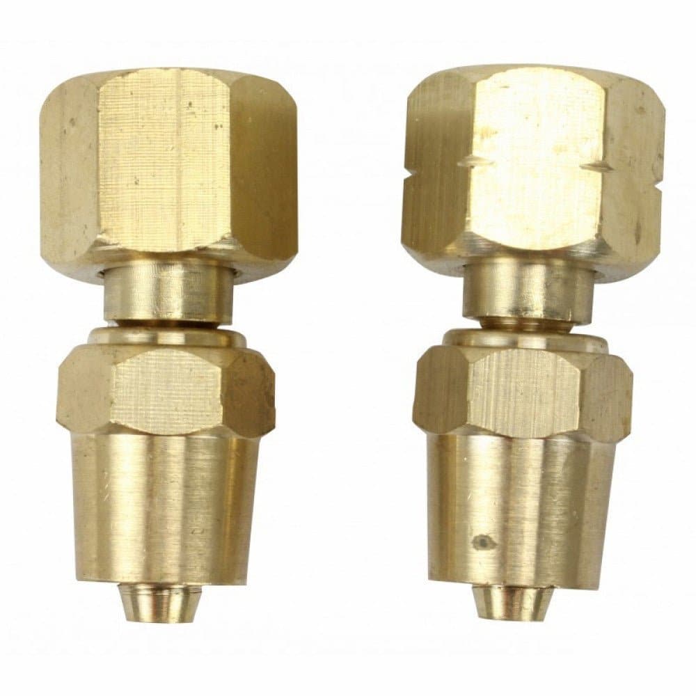 BOSSWELD LP112 Hose Connector Right Hand 2pk (Oxygen) - 400190 - A&S Welding & Electrical