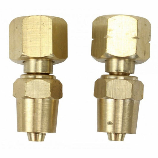 BOSSWELD LP112 Hose Connector Right Hand 2pk (Oxygen) - 400190 - A&S Welding & Electrical