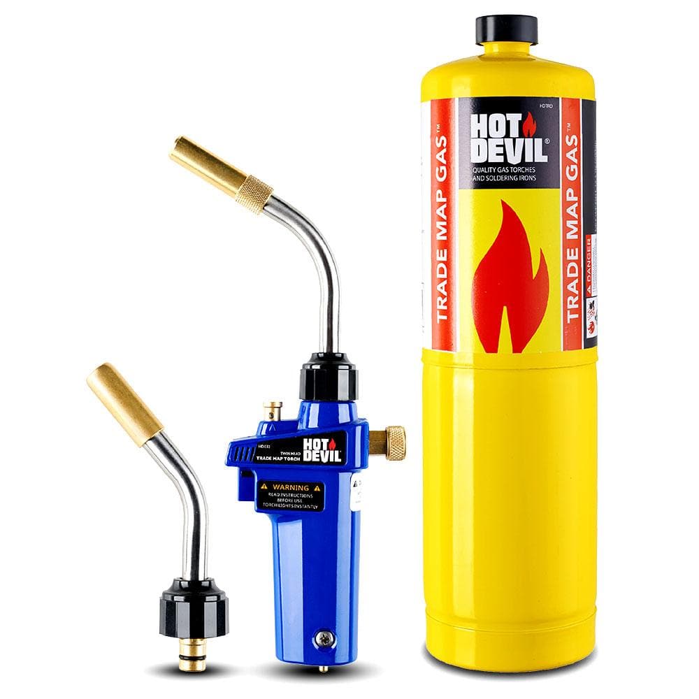 Hot Devil HD032 Trade Map Twin Torch Kit - HD032 - A&S Welding & Electrical