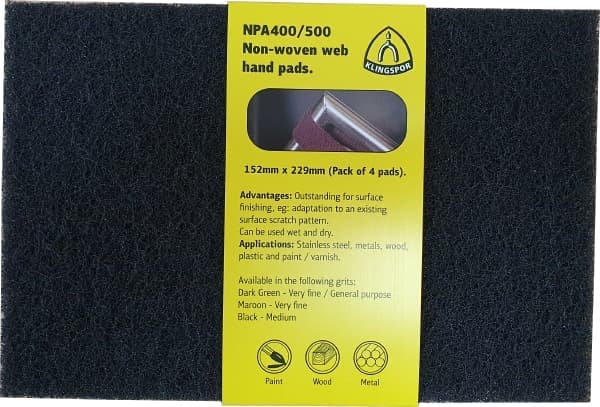 KLINGSPOR NPA500 - Strips/Sheets for Paint, Varnish, Plastic, Stainless steel - 342850 - A&S Welding & Electrical