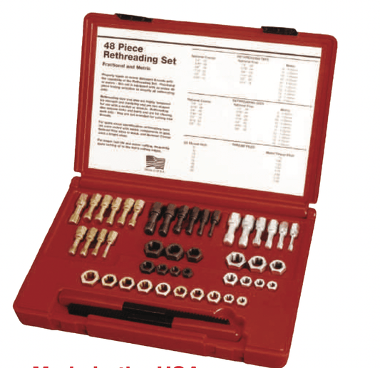 LANGTools 48-Piece Master Thread Restorer Kit - P-971 - A&S Welding & Electrical