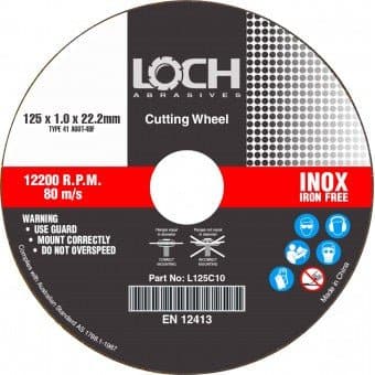 Loch Cutting Wheel (1.0" / 1.6" / 2.5") - L125C25-1 - A&S Welding & Electrical