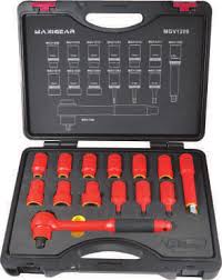 MAXIGEAR 14pc 1/2" square drive double insulated socket set - MGV1200 - A&S Welding & Electrical