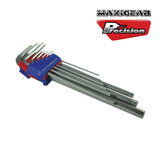 Precision Maxigear Hex Key & Extractor - 9 Piece Metric/Imperial