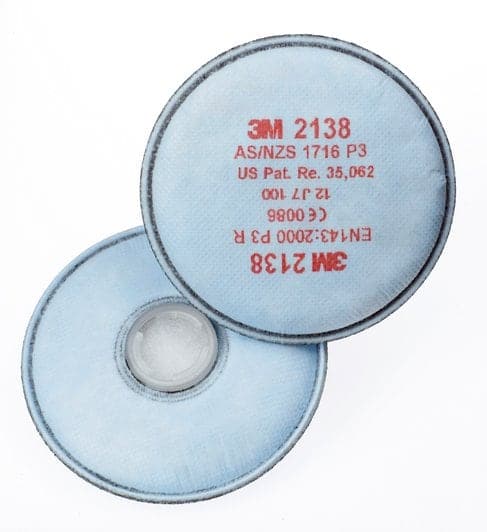 Particulate Filter 2138 GP2/GP3 w/ Nuisance Level Organic Vapour/Acid Gas Relief - RP3M2138 - A&S Welding & Electrical