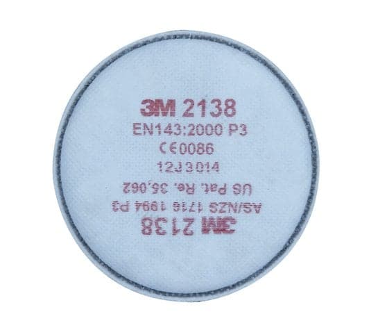 Particulate Filter 2138 GP2/GP3 w/ Nuisance Level Organic Vapour/Acid Gas Relief - RP3M2138 - A&S Welding & Electrical