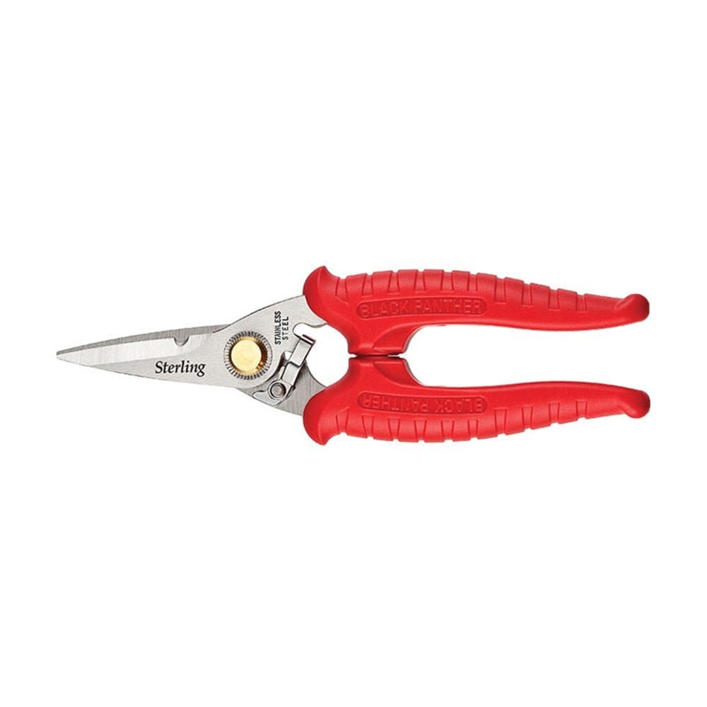 Sterling 185mm Black Panther Red Hi Tensile Industrial Snips - 29-702 - A&S Welding & Electrical