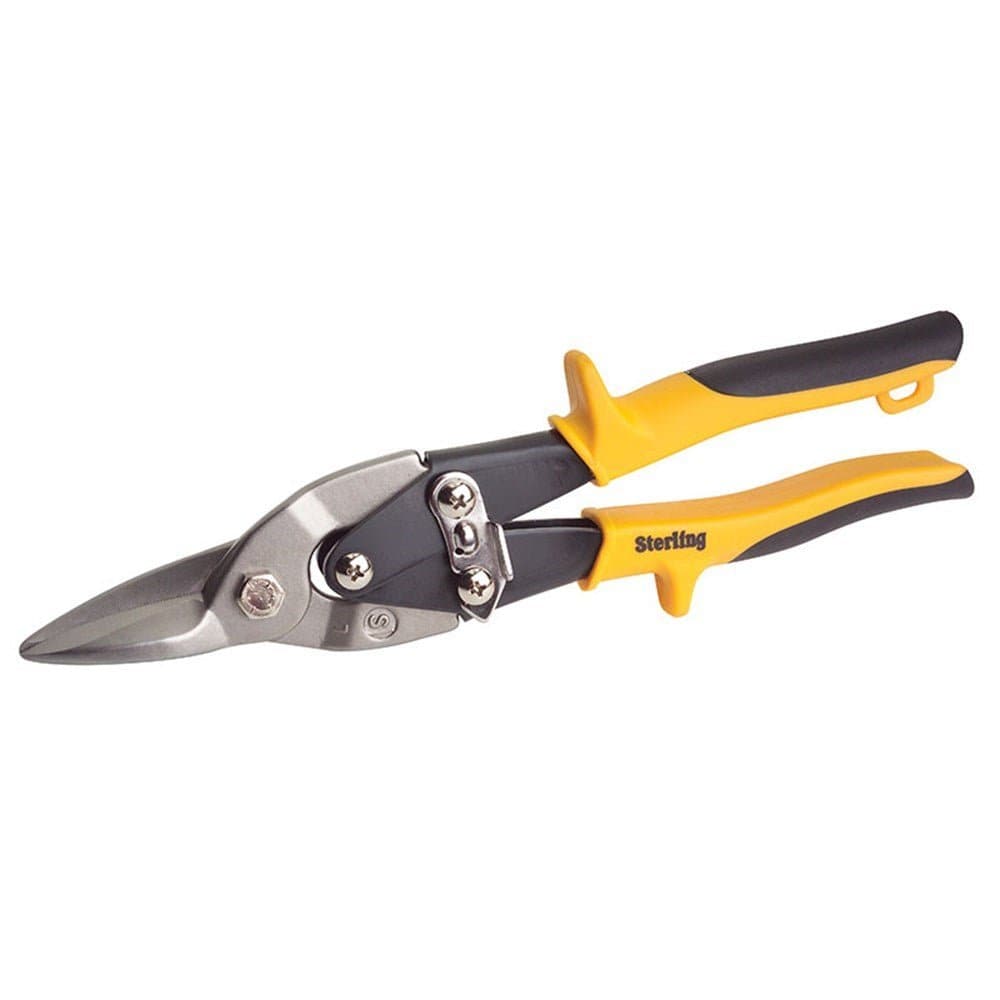 Sterling Yellow Straight Cut Aviation Snips - 29-753 - A&S Welding & Electrical