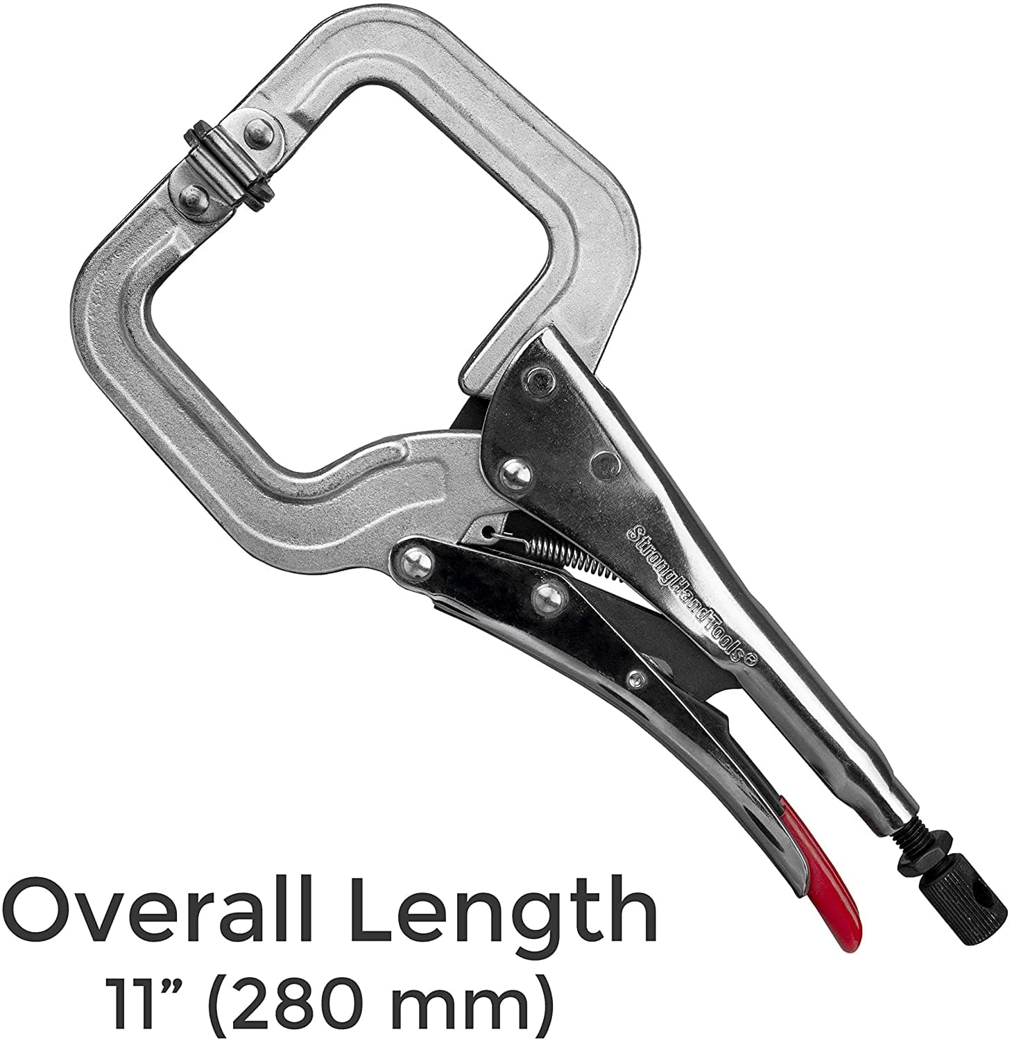 StrongHand PR115S Locking C-clamp Pliers 280mm - PR115S - A&S Welding & Electrical