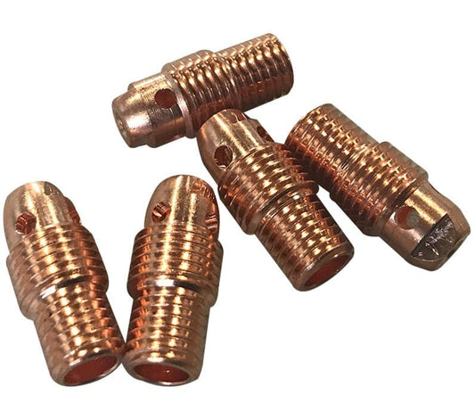 TIG Torch 2.4mm Collet Body - 5pk - (Torch Type: 9/20/25) - 13N28 - A&S Welding & Electrical