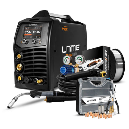 UNIMIG RAZOR 200 PULSE MIG/STICK/TIG Welder