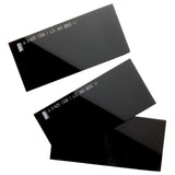 BOSSWELD 108 x 51 mm glass welding filter lenses, showing shade 11 markings